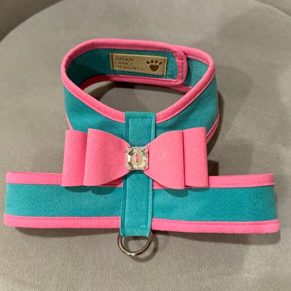 Susan Lanci Designs BIG BOW TINKIE HARNESS and Matching Leash NWT - Picture 2 of 4